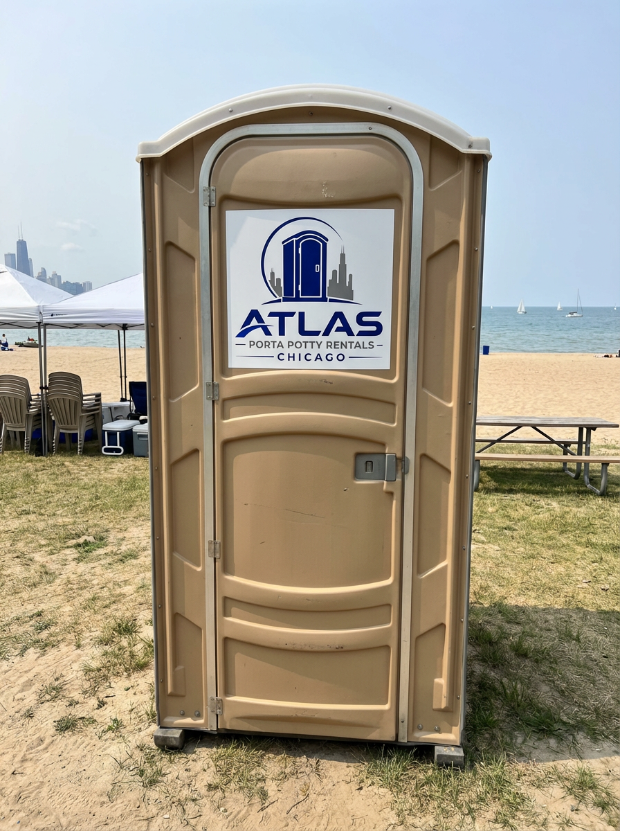 Premium event portable toilet rental